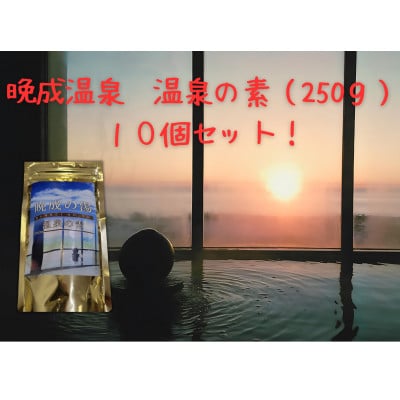 晩成温泉　温泉の素　250g×10個セット