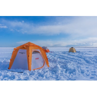 白銀の世界ぬくもりの中で-ワカサギ釣り-(1月～2月)「1名様 約2.5時間 完全プライベート制!」