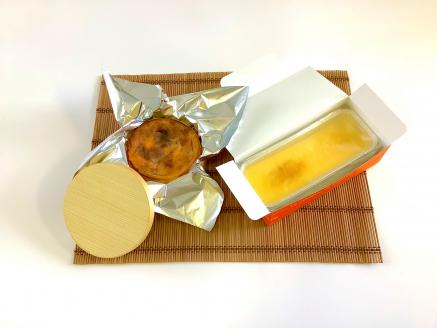 カタラーナと濃厚チーズケーキセット