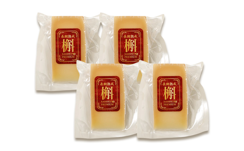 北海道 十勝 槲（かしわ）プレミアム100g×4個［チーズ工房NEEDS］【 ハードタイプ チーズ ミルク ワイン 乳製品 北海道 十勝 幕別 】