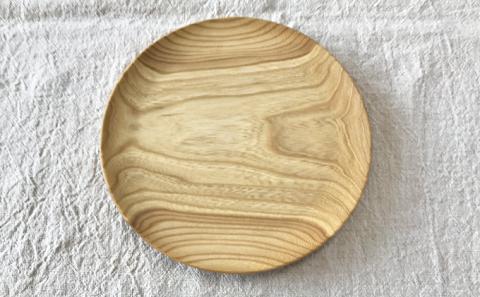 十勝の木のうつわ［天然木製］ 皿 21cm【 工芸品 食器 北海道 十勝 幕別 】