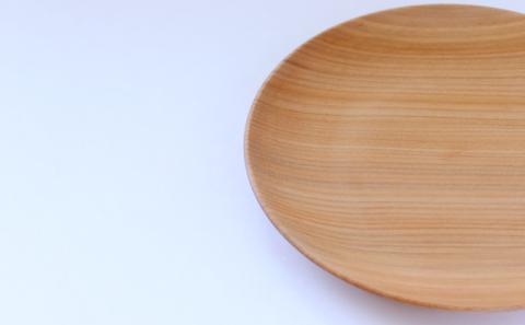 十勝の木のうつわ［天然木製］ 中皿 15cm 2枚セット【 工芸品 食器 北海道 十勝 幕別 】