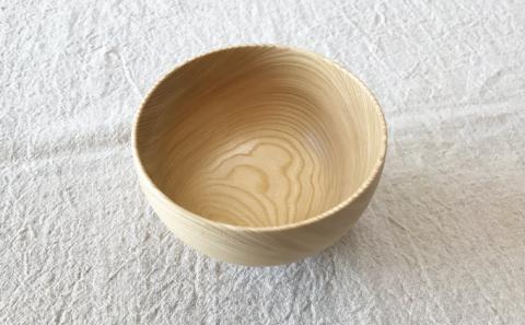 十勝の木のうつわ［天然木製］ カフェオレボウル 15cm【 工芸品 食器 汁椀 調理器具 北海道 十勝 幕別 】