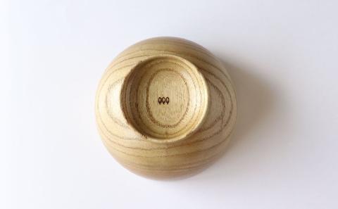 十勝の木のうつわ［天然木製］ お椀 12cm【 工芸品 食器 茶碗 北海道 十勝 幕別 】