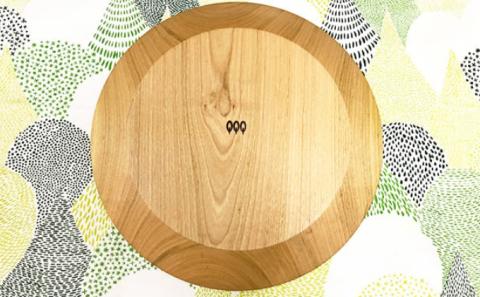 十勝の木のうつわ［天然木製］ パントレイ 24cm【 工芸品 まな板 調理器具 北海道 十勝 幕別 】