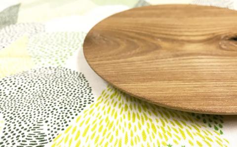 十勝の木のうつわ［天然木製］ パントレイ 18cm【 工芸品 まな板 調理器具 北海道 十勝 幕別 】