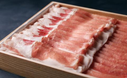 国宝・十勝ロイヤルマンガリッツァ豚 塩しゃぶしゃぶ ロース400g 北海道 幕別町 【 豚肉 豚 しゃぶしゃぶ 塩 湖塩 冷凍 生 】 お肉 牛肉 牛肉/しゃぶしゃぶ  丸勝十勝ヒルズ