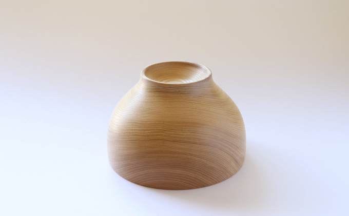 十勝の木のうつわ［天然木製］ カフェオレボウル 13cm【 工