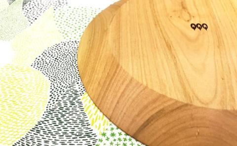 十勝の木のうつわ［天然木製］ パントレイ 24cm【 工芸品 まな板 調理器具 北海道 十勝 幕別 】