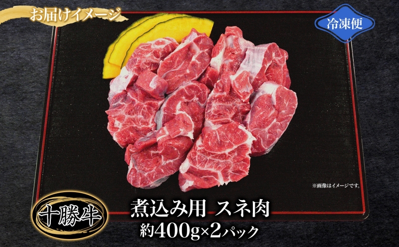 北海道十勝牛 煮込み用スネ肉 400g×2パック 計800g 【 十勝牛 国産牛 国産 牛肉 牛 肉 ビーフ 贅沢 ご褒美 煮込み スネ肉 すね肉 ビーフシチュー 煮込み料理 味噌煮込み 和牛 冷凍 小分け 送料無料 贈答品 プレゼント 贈り物 北海道 十勝 幕別 】