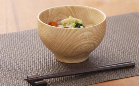 十勝の木のうつわ［天然木製］ カフェオレボウル 13cm【 工芸品 食器 マグカップ 汁椀 北海道 十勝 幕別 】