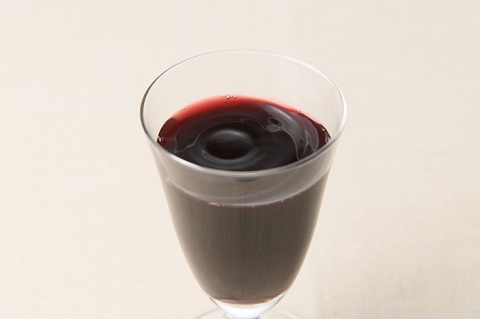 ぶどうとハスカップのミニジュース