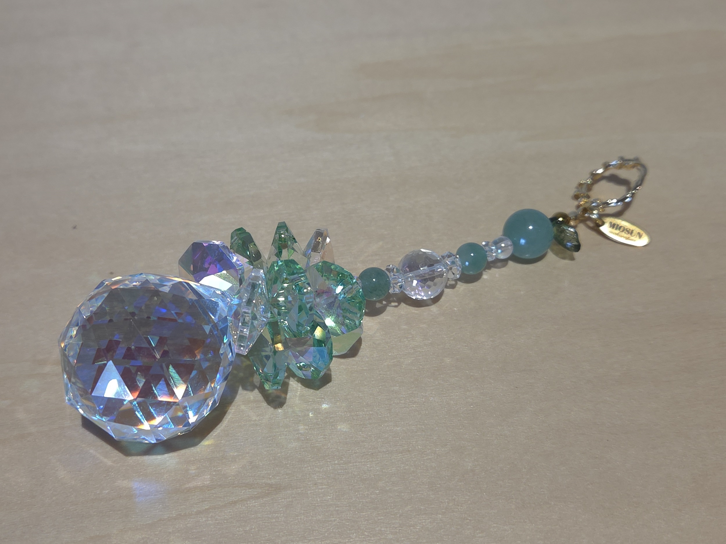 サンキャッチャー（ナイヤガラ） 北海道 池田町 いけだワイン城 オリジナル クリスタル インテリア 窓飾り 天然石 クリスタル アクセサリー ギフト