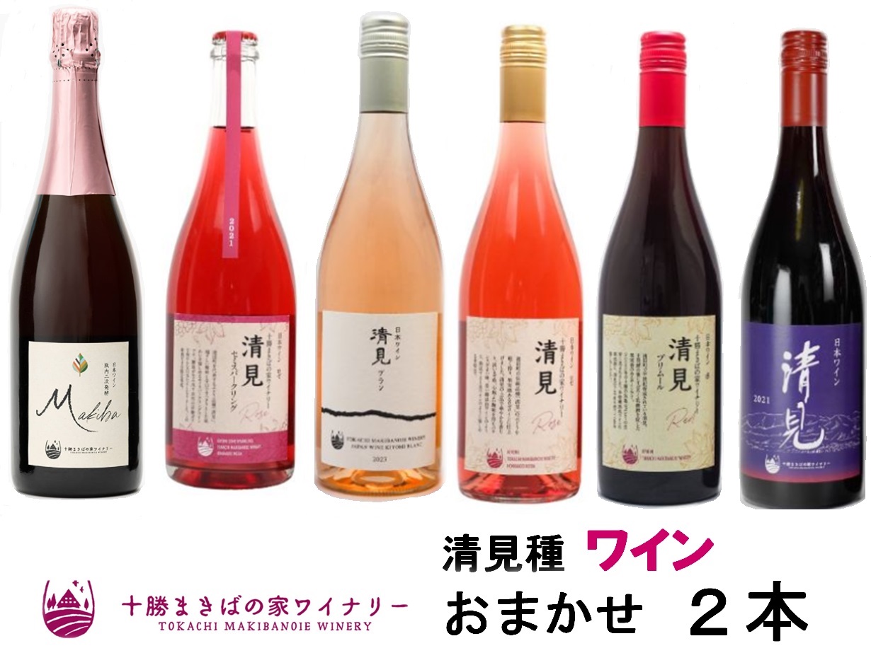 【十勝まきばの家ワイナリー】北海道池田町清見産清見種ワイン2本セット【Story of Kiyomi】