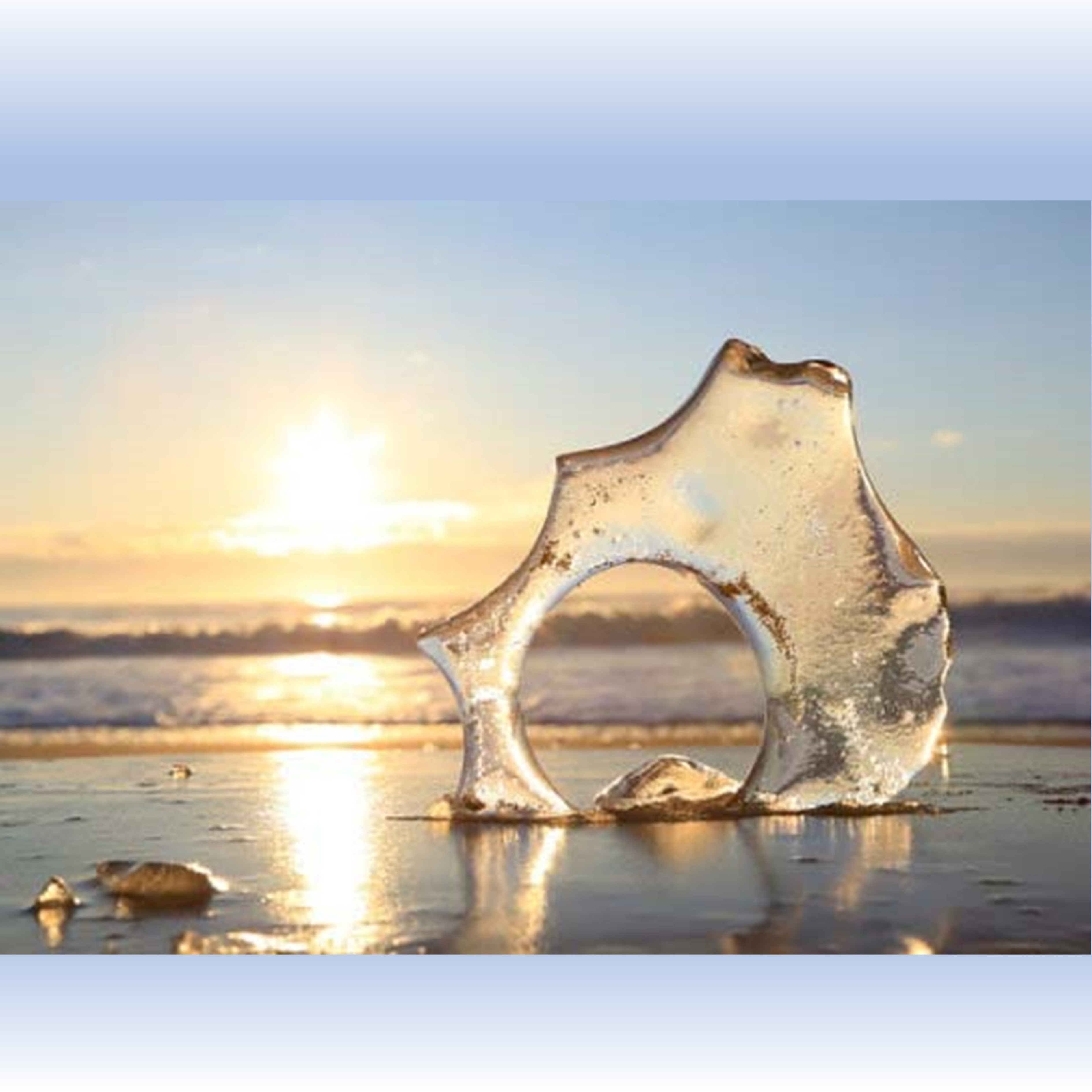 ジュエリーアイス ネックレス＆ピアスセット（透明） ネコポス対象商品"北海道 十勝 豊頃町"