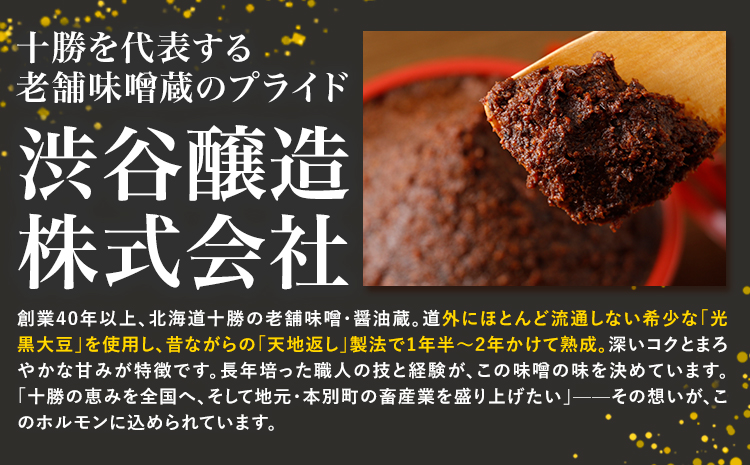 豊西牛 黒にんにくみそホルモン 800g (200g×4袋) トヨニシファーム 《60日以内に出荷予定(土日祝除く)》---hsh_ftyknmho_60d_23_12000_800g---