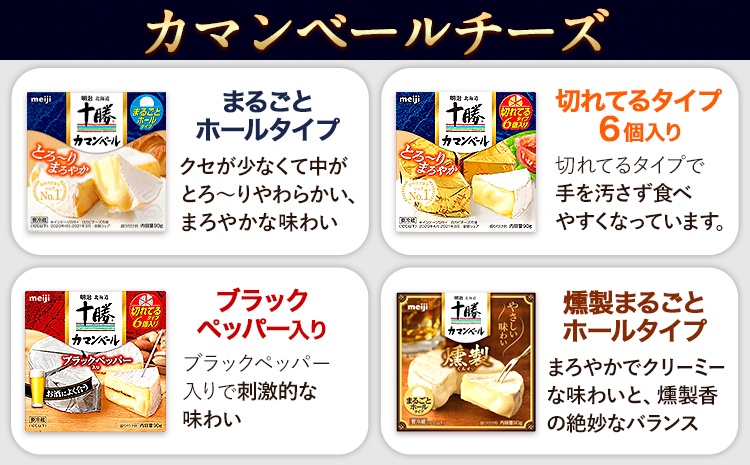 明治北海道十勝チーズセットP(5種) 本別町観光協会 《60日以内に出荷予定(土日祝除く)》 北海道 本別町 詰め合わせ 十勝カマンブルー チーズ 十勝カマンベール 十勝カマンベールチーズ燻製 十勝 明治 乳製品 送料無料---hsh_chkmcp_60d_25_18000_5i---