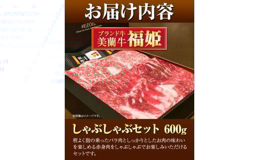 【感動の牛肉】北海道十勝本別町の美蘭牛「福姫」しゃぶしゃぶセット《60日以内に出荷予定》【FF002】---hsh_fhisfhsb_60d_23_25000_600g---