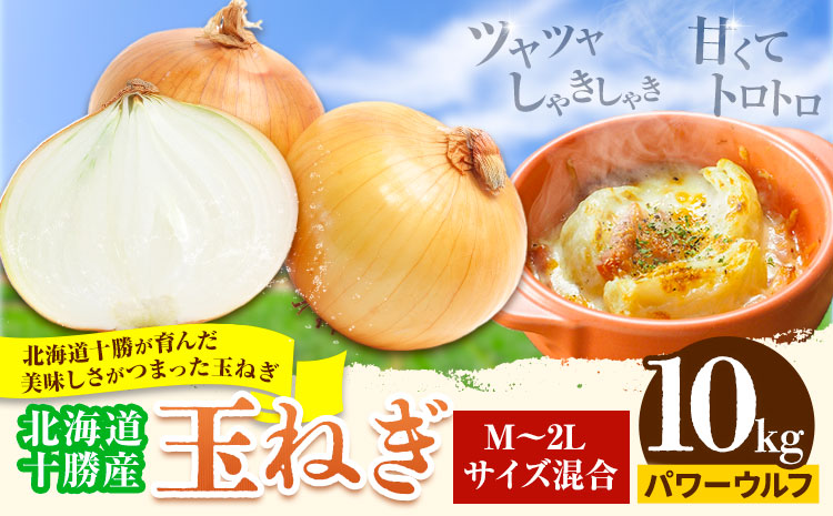 玉ねぎ 10kg パワーウルフ 山下農場《9月中旬-10月末頃出荷》 北海道 本別町 たまねぎ タマネギ 万能 北海道産---hsh_ynbksk_bc910_26_7500_10kgpw---