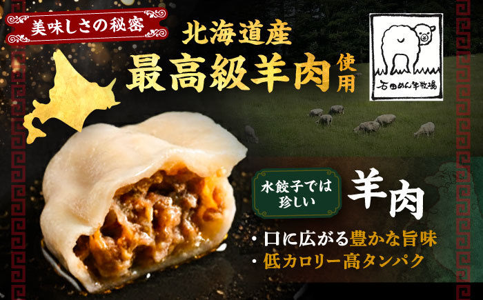 北海道産 羊肉 水餃子 25個×1 《足寄町》【石田めん羊牧場】[BEAD019]