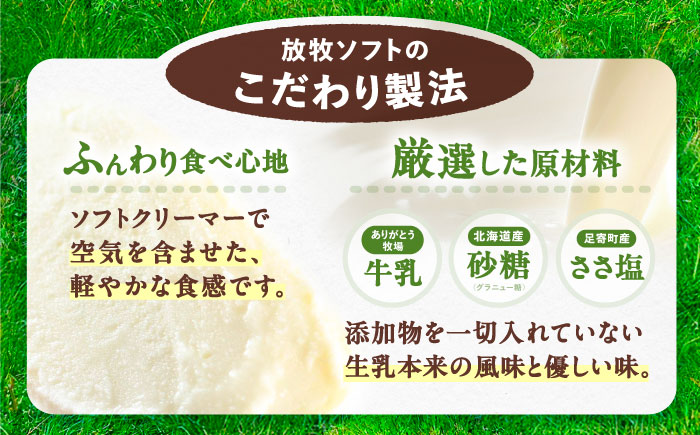 ＼TVで話題／北海道 朝搾り 放牧ソフト 80ml×20本　《足寄町》【ありがとう牧場】 アイス [BEAH012]