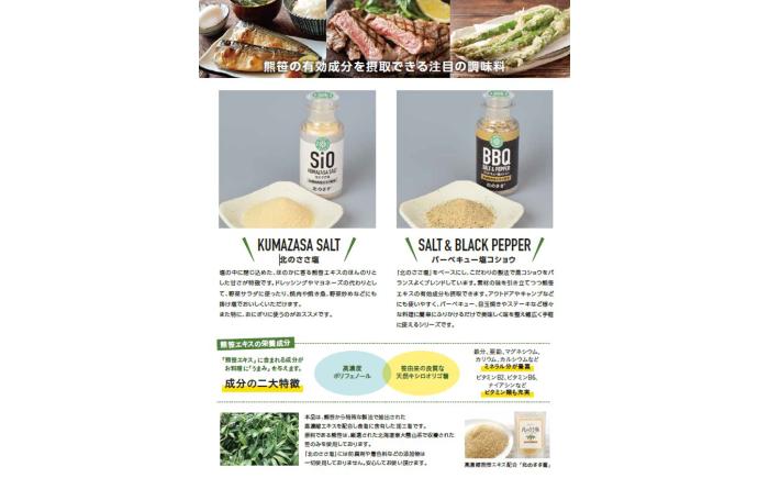 北のささ塩 Bセット 《足寄町》【株式会社北のささ】 [BEAR004]