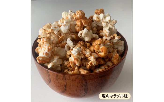 ささ塩仕立ての美味しいポップコーン（塩バター味×3個・塩キャラメル味×2個）《足寄町》【株式会社北のささ】ポップコーン [BEAR018]