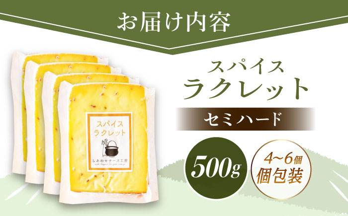 ＼TVで話題／北海道 スパイスラクレット 個包装500g（個包装4－6個）《足寄町》【しあわせチーズ工房】 [BEAK031]