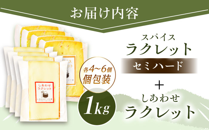 ＼TVで話題／北海道 しあわせラクレット500g【個包装】とスパイスラクレット500g【個包装】《足寄町》【しあわせチーズ工房】 [BEAK034]