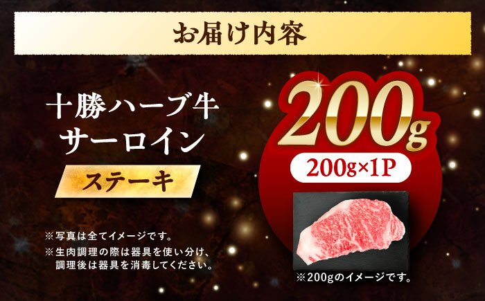 北海道 十勝 ハーブ牛  サーロインステーキ 200g 《足寄町》【株式会社ノベルズ食品】 [BEAQ046] 200g