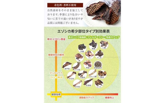 北海道 ペットのおやつ エゾシカ（骨）9種《足寄町》【K&D株式会社】 [BEBC002]