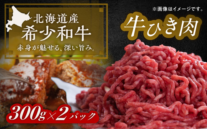 北海道 北十勝 短角牛 ひき肉 300g ×2《足寄町》【北十勝ファーム有限会社】 [BEAI082] 300g×2パック