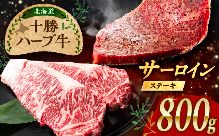 北海道 十勝 ハーブ牛  サーロインステーキ 800g （200g×4） 《足寄町》【株式会社ノベルズ食品】 [BEAQ049] 200g×4パック