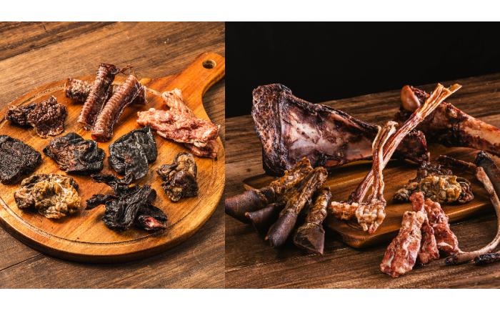 北海道 ペットのおやつセット エゾシカ（お肉・内臓・骨）18種《足寄町》【K&D株式会社】 [BEBC003]