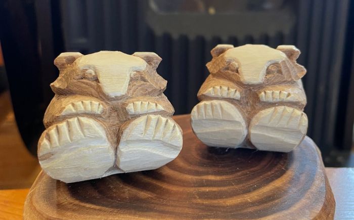 北海道 あしょろの木彫熊 どんころぐま 《足寄町》【合同会社tetote】 [BEBD003]