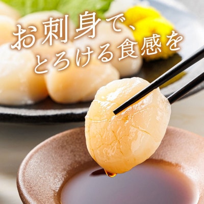 【12/21まで年内発送】北海道産の帆立貝柱を刺身用 小分けに!ホタテ貝柱 約250g×1コ【配送不可地域：離島】