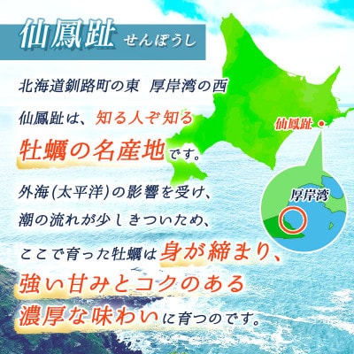 【2026年発送】仙鳳趾名産牡蠣 100g～149g×40コ+かきナイフ付き かき漁師直送 K1-5【配送不可地域：離島・沖縄県・信越、北陸・東海・近畿・中国・四国・九州】