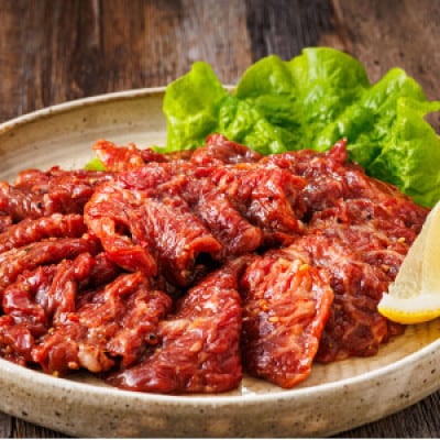 【毎月定期便】国産味付牛カルビ 200g×5パック(合計1kg)全2回【配送不可地域：離島】