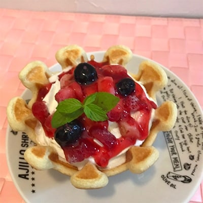 カフェ シュエット【オリジナルワッフル】引換券(3枚)