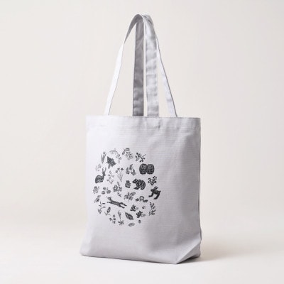 [磯 優子/Yuko Iso]オリジナルデザイン キャンバストートバッグ×1個