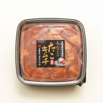 【毎月定期便】みなとのタコキムチ＜北海道釧路町 昆布森産タコ使用＞ 300g×1パック　全4回【配送不可地域：離島】
