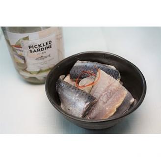 【12/21まで年内発送】北海道釧路産いわし イワシ酢漬け「ピクルドサーディン」340g×2個【配送不可地域：離島】
