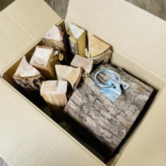 薪割り台セット 5kg 北海道産 広葉樹 キャンプ