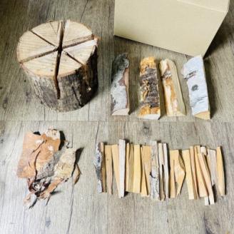 スウェーデントーチ焚き付けセット 5kg 北海道産 広葉樹 薪 キャンプ