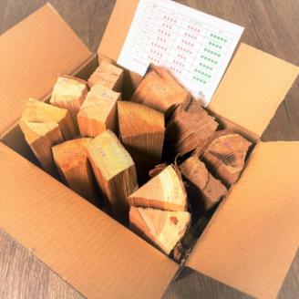 樹種別薪 7種お試しセット 2kg 北海道道東産 広葉樹  キャンプ