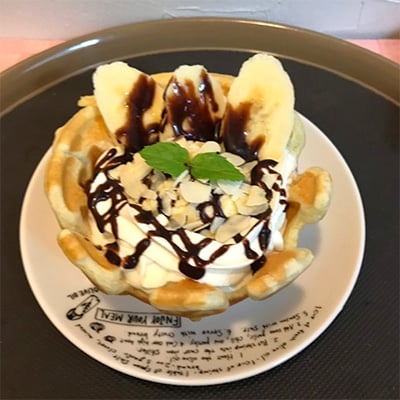 カフェ シュエット【オリジナルワッフル】引換券(3枚)