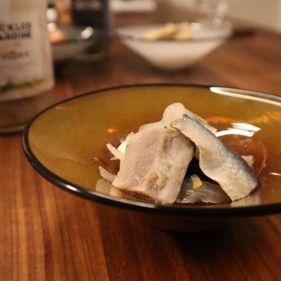 北海道釧路産のいわしのみ使用したイワシ酢漬け「ピクルドサーディン