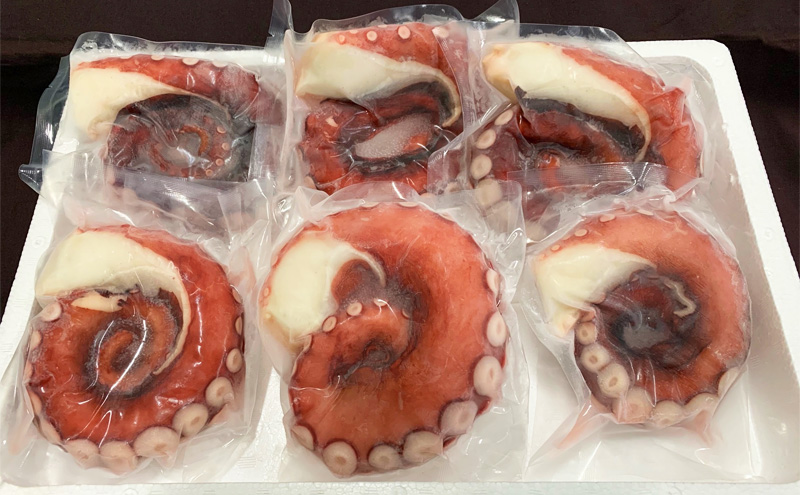 小分けで便利 北海道 厚岸産 冷凍 煮だこ足 1.5kg 蛸 タコ たこ