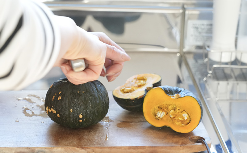 厚岸ハスカ 坊ちゃんかぼちゃ 約3kg（6～9個入り） 野菜 味が濃い 甘い 北海道産 北海道かぼちゃ パンプキン