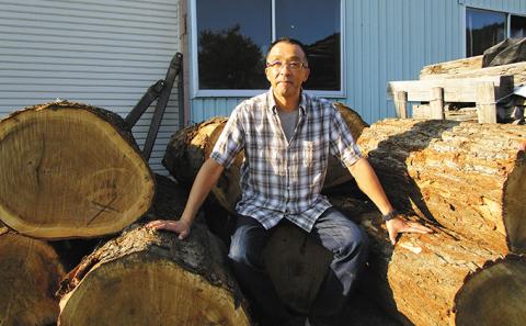 樽型チーズボード ミズナラ